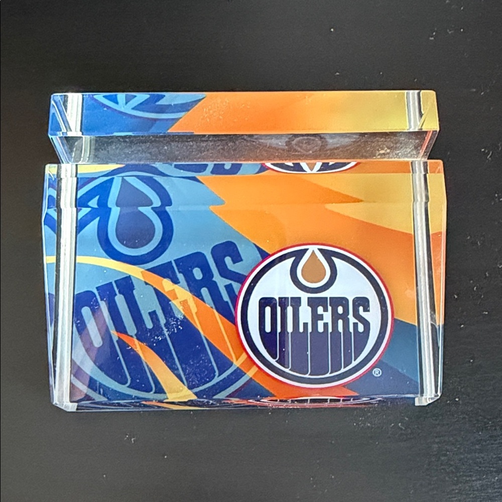 Edmonton Oilers Business Card Holder